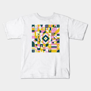 Geometric lush pattern Kids T-Shirt